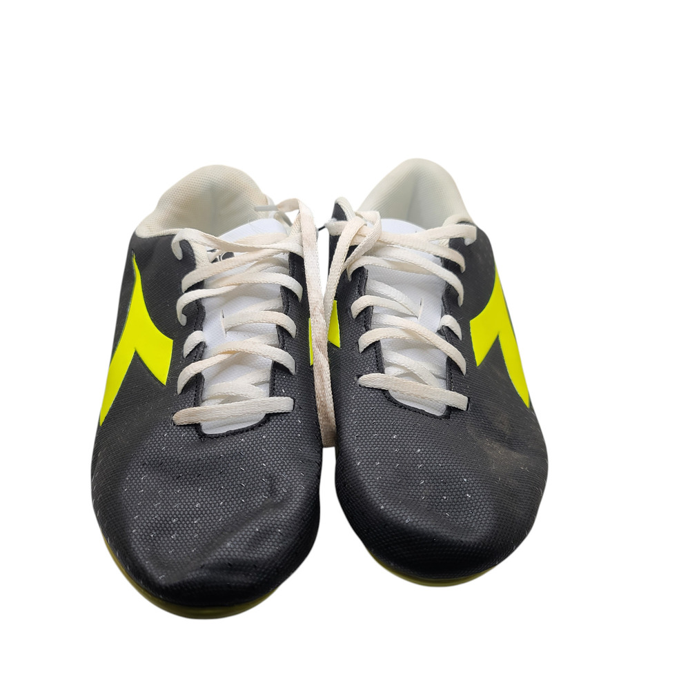 Diadora Pichichi 5 TF Jr Youth Boys Size 5.5 Black/Yellow/White *Imperfect/NWOB